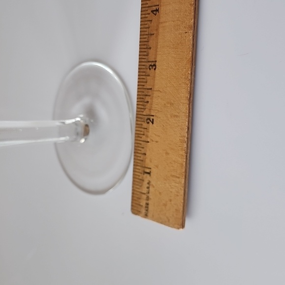 Ruby Red Crystal Etched Wine Hock Goblet. Champagne/Water/Wine Glass. - Picture 12 of 12